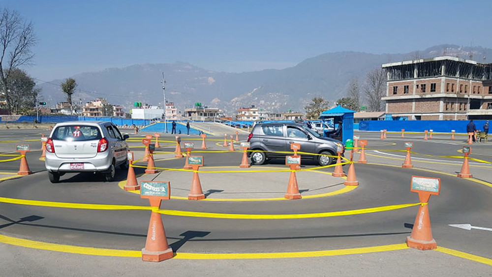 सुकेधारा लाइसेन्स कार्यालयको ट्रायल अब दक्षिण ढोकामा