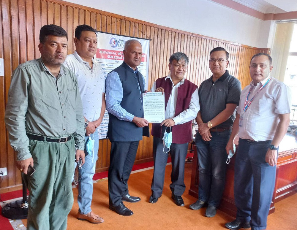 ठेक्काको बिमासम्बन्धि समस्या मिल्यो  