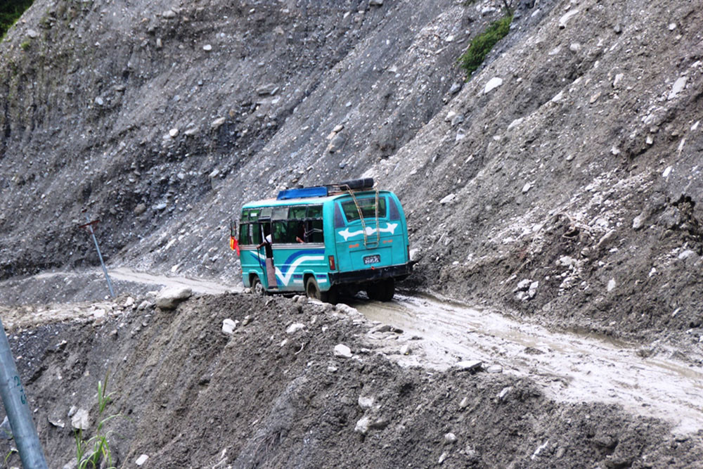 बेनी-जोमसोम-कोरला सडकअन्तर्गत चार खण्डको निर्माण सकियो
