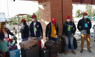 कोरोनाका कारण रोकिएका श्रमिक २० महिनापछि दक्षिण कोरिया जान थाले 