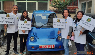 वैकल्पिक ऊर्जाको विद्युतीय सवारी र्‍याली (तस्बिरसहित)