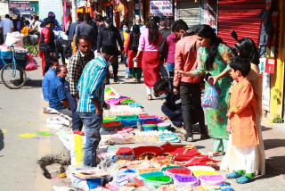 तिहारको किनमेल चहलपहल [तस्बिरहरू]