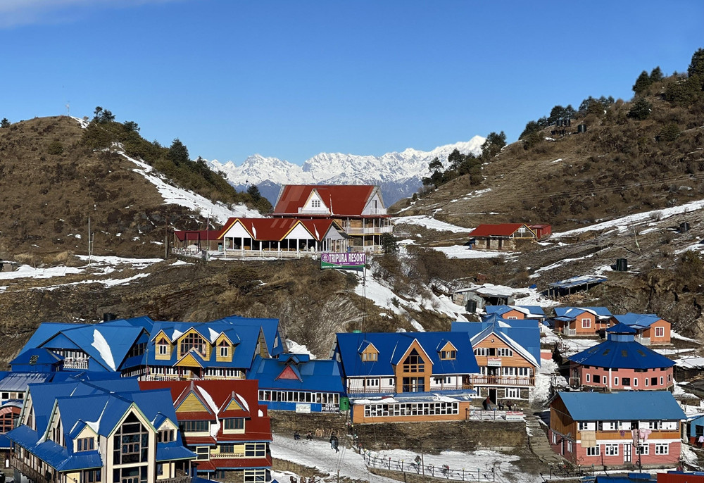 कुरी बजारको मनमोहक दृश्य