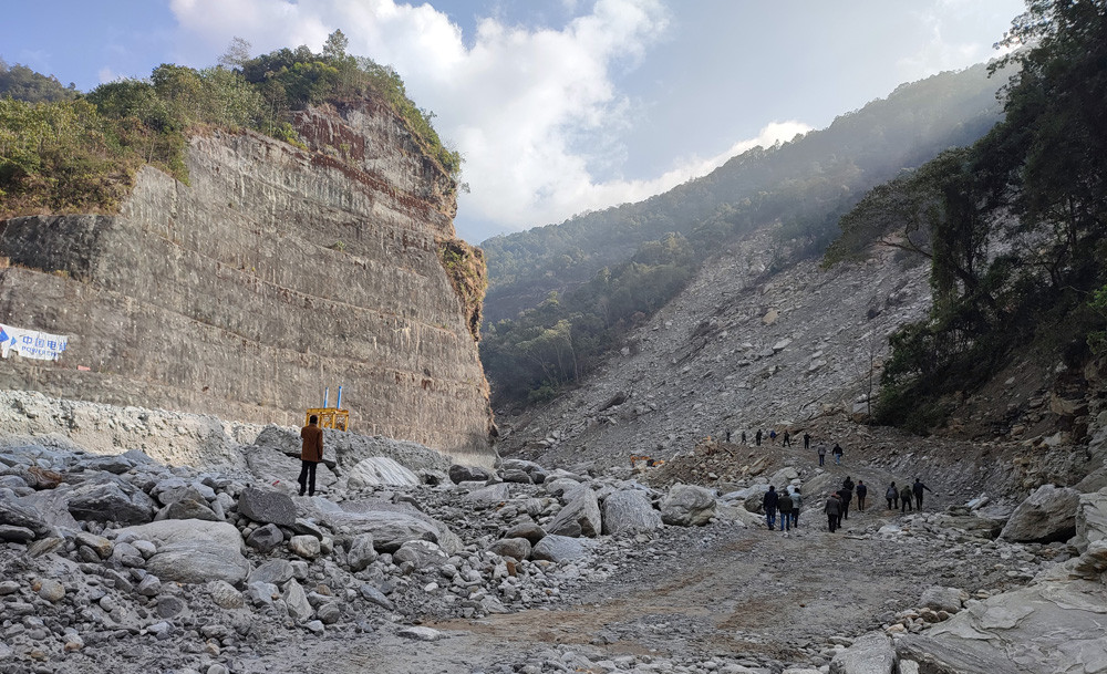 बाढीले क्षतिग्रस्त मेलम्ची मुहानस्थल