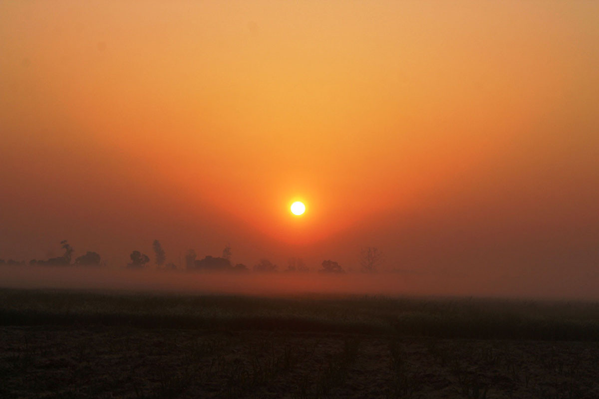 रानीपुरमा सुर्योदय
