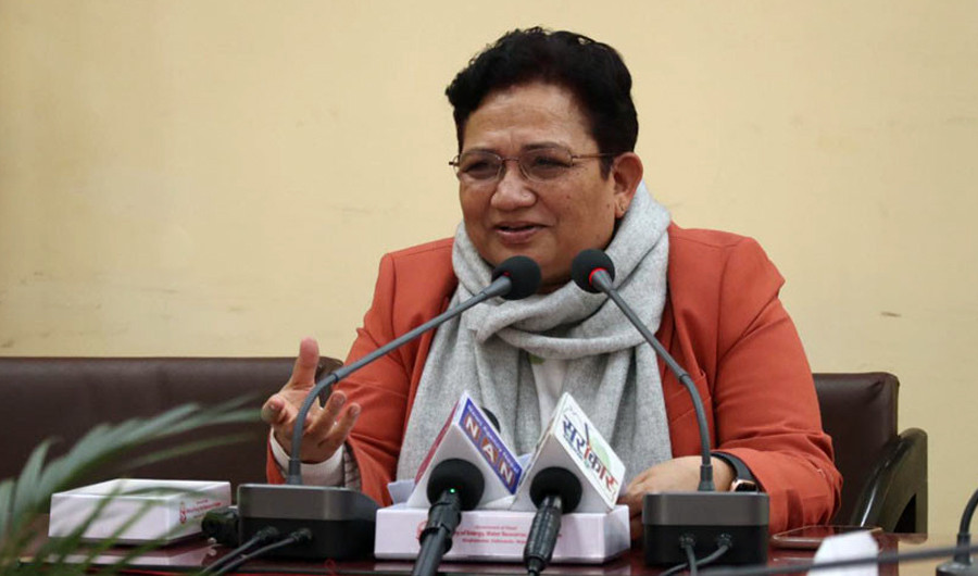बुढीगण्डकी आयोजनाबारे ऊर्जामन्त्री भुसाल भन्छिन् - ‘यो विषयमा बोल्दिनँ’