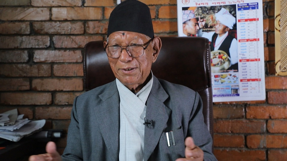 ललितपुरमा १० औं पटक वडाध्यक्ष बनेका ८१ वर्षीय नरसिंह व्यञ्जनकार पराजित