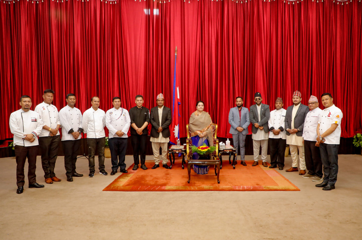 नेपाली मौलिक खाद्य उत्पादन र संस्कृतिको प्रवद्र्धनमा जुट्न राष्ट्रपतिकाे आग्रह