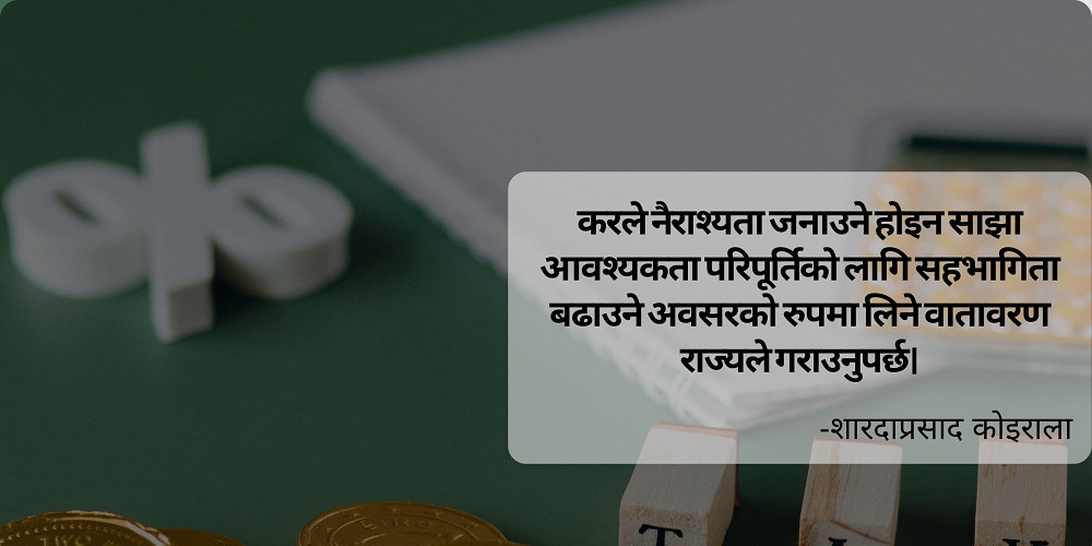 कर बक्यौता उठाउन छुट्टै संस्थागत संरचना आवश्यक