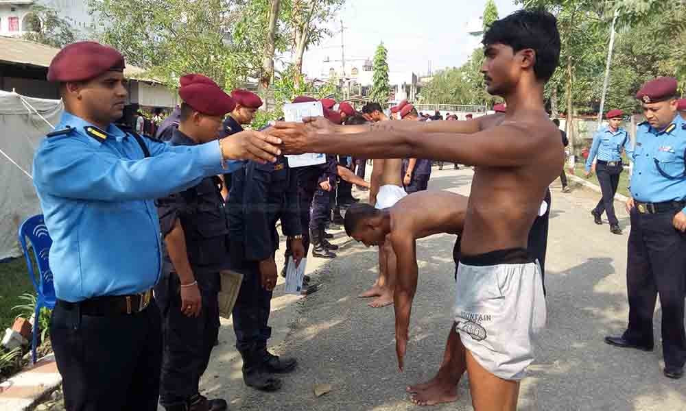 २ हजार ९१७ जनालाई प्रहरीमा रोजगारीको अवसर