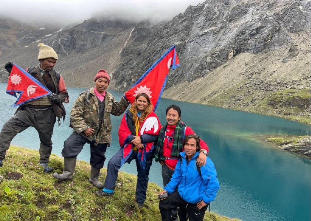 जुम्लाको गुठीचौरमा गोठालाले पत्ता लगाए आकाशे ताल