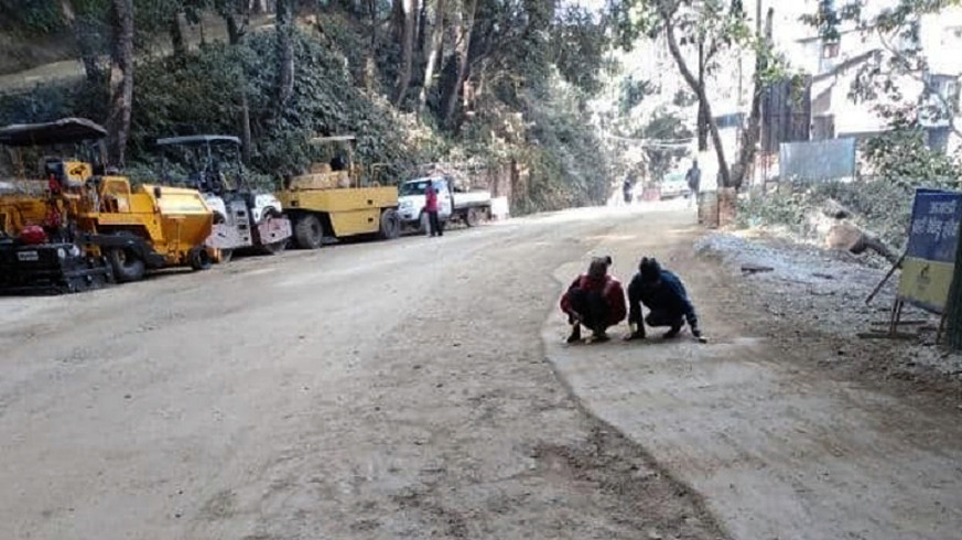 ८ वर्षसम्म निर्माण अलपत्र भएपछि बालाजु-त्रिशूली सडकको ठेक्का तोडियो