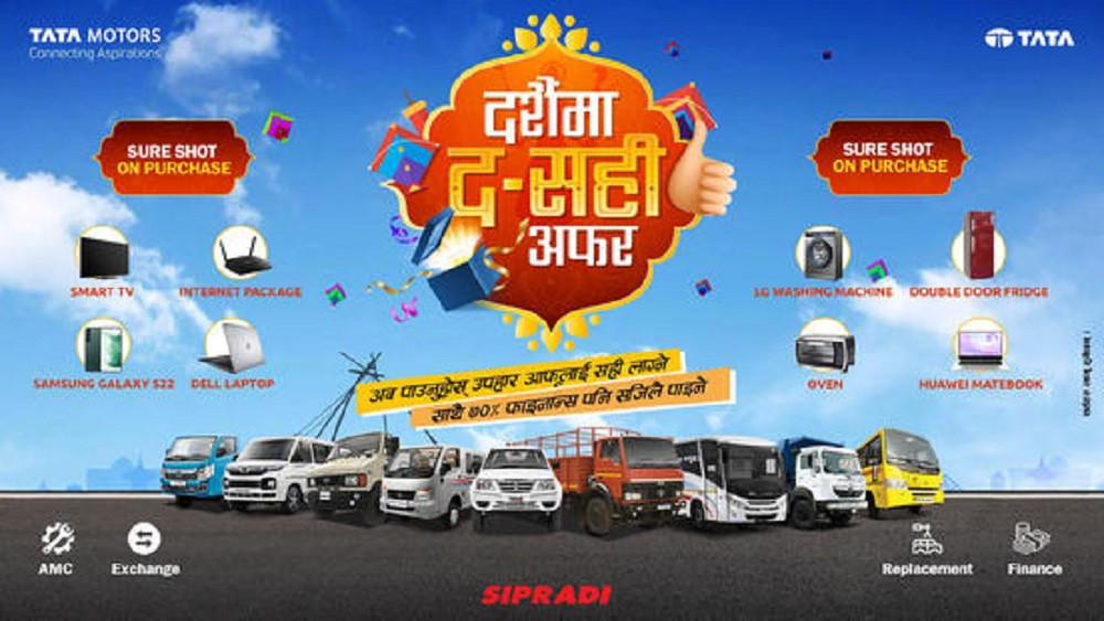 टाटा मोटर्सको दसैंमा ‘द-सही’ अफर