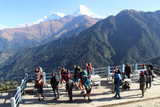 पुनहिल-घोडेपानीमा पर्यटक आगमन उत्साहजनक