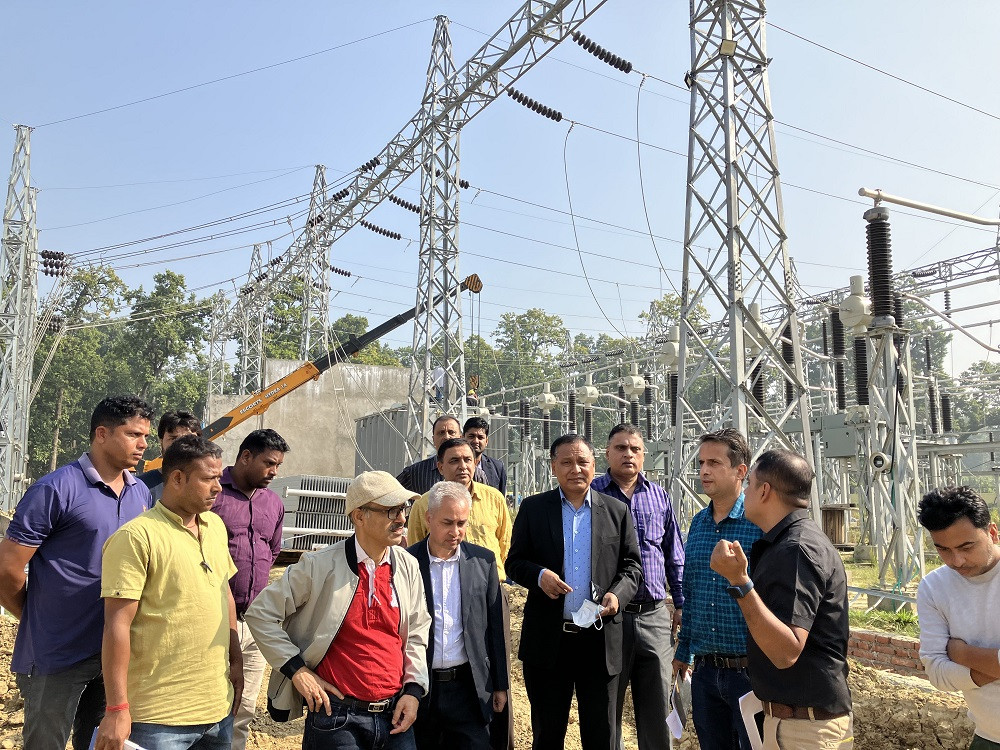 सुनवल सबस्टेसन एक महिनाभित्रै सञ्चालनमा आउने 