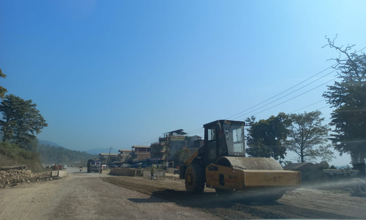 नारायणघाट-बुटवल सडक : पूर्वीखण्डमा ४७ किलोमिटर कालोपत्र