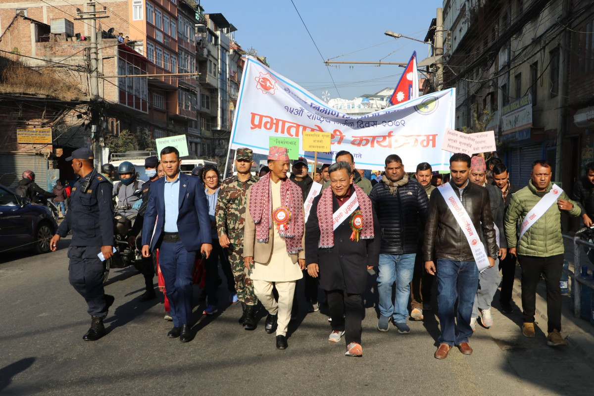पूर्वाधारको विकासका लागि सरकार र निर्माण व्यवसायहरूबीचको सहकार्य आवश्यकः मन्त्री चौधरी