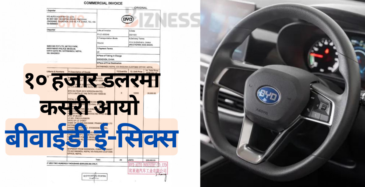 ब्याट्रीको लागतभन्दा कम १० हजार डलरमा कसरी आयो ई सिक्स?