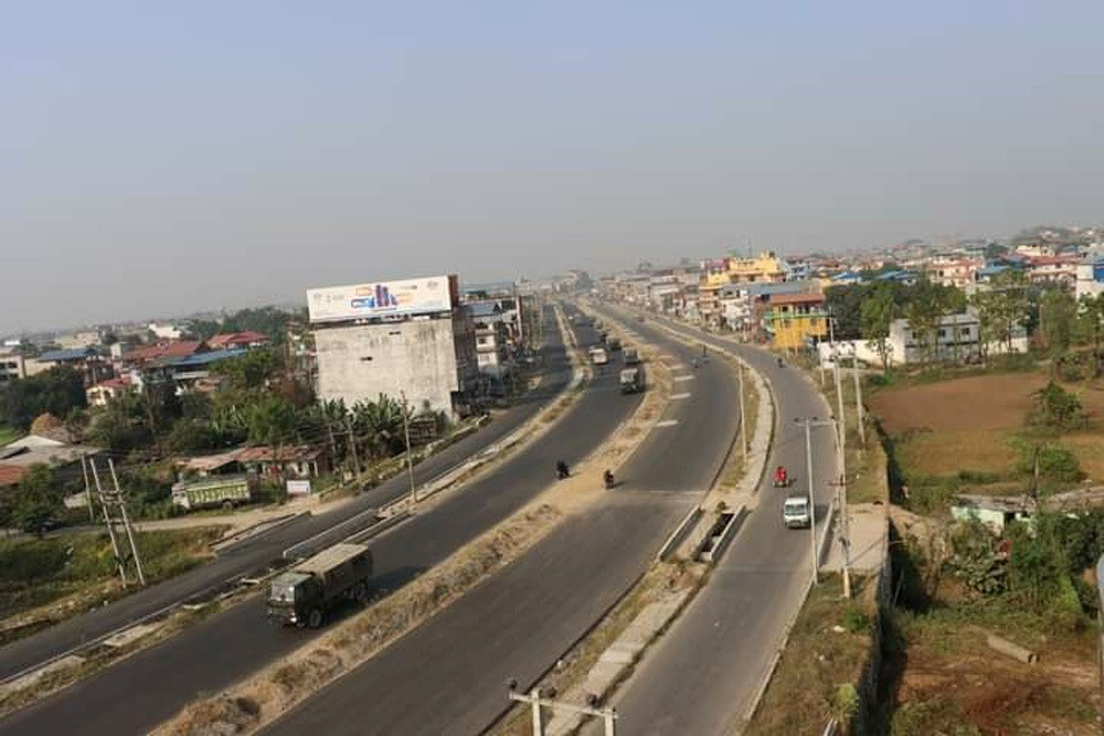 भरतपुरको ६ लेन सडक निर्माण अन्तिम चरणमा
