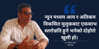 अतिकम विकसित मुलुकबाट स्तरोन्नति हुँदा चिन्ता गर्ने होइन उत्सव मनाउनुपर्छ : डा. पोषराज पाण्डे [अन्तर्वार्ता]