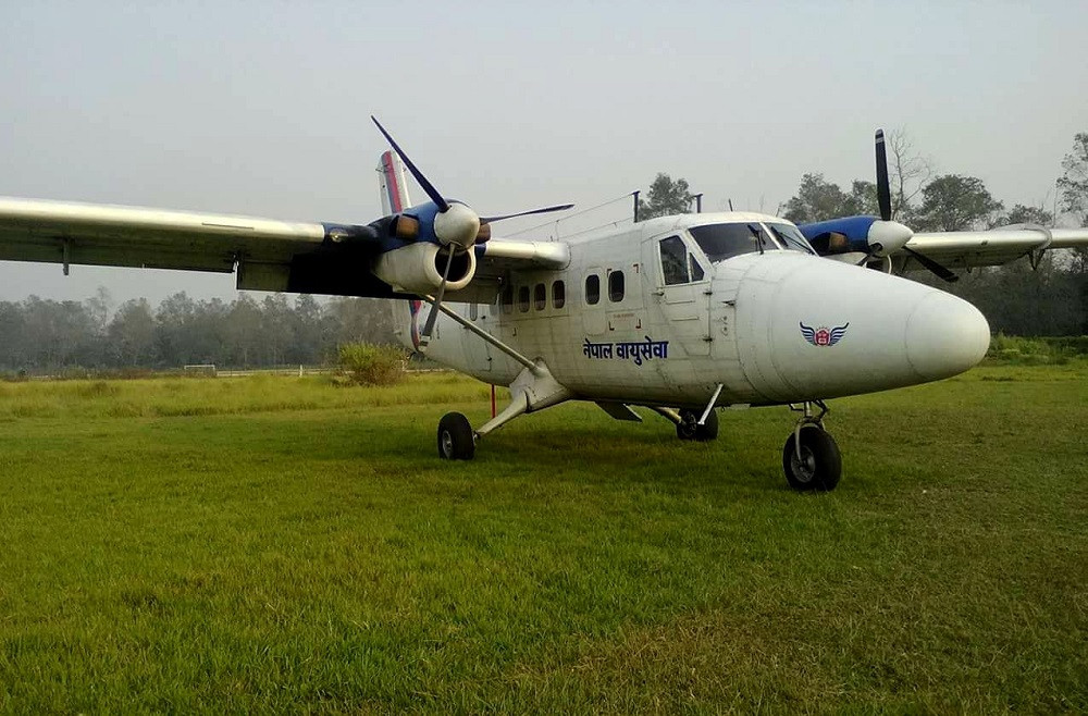 मेघौली विमानस्थलको धावनमार्ग स्तरोन्नति गरिँदै