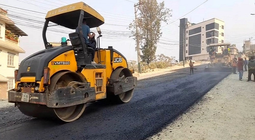 ८ महिनामा जम्मा १ सय ४ किलोमिटर नयाँ सडक निर्माण 