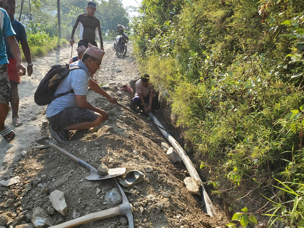 पोकमा ‘लिफ्ट’ सिँचाइ आयोजना निर्माण, अब बाह्रै महिना मौसम अनुकूलको खेती लगाउन सकिने
