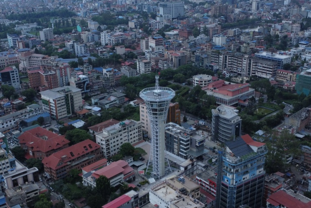 दुई अर्ब लगानीमा काठमाडौंमा खुल्यो ‘स्काई वाक भ्यु टावर’