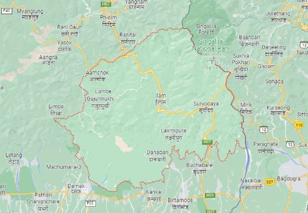 नाका सिल भएपछि पशुपतिनगर बजार सुनसान