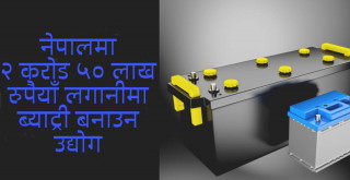 ८० प्रतिशत वैदेशिक लगानीसहित ‘टेस्ला ब्याट्रिज’ दर्ता, वार्षिक २५ हजार मेट्रिकटन ब्याट्री उत्पादन गर्ने