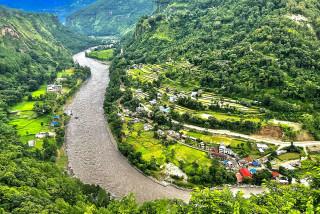 कालीगण्डकी किनारमा बस्ती