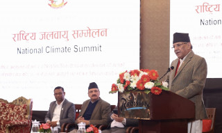 कोपमा अनुदानका लागि याचना होइन जलवायु न्यायका लागि दरिलो पैरवी : प्रधानमन्त्री