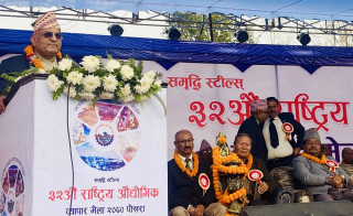 पोखरामा राष्ट्रिय औद्योगिक व्यापार मेला सुरु, ९० लाख आम्दानीको अपेक्षा