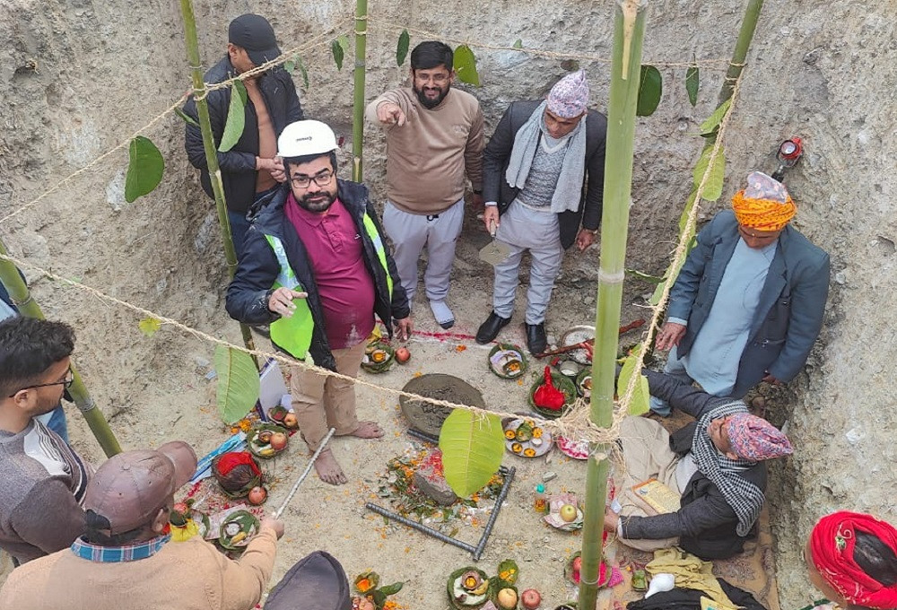 अमरपुर-ढुंगेसाँघु १३२ केभी प्रसारण लाइन निर्माण सुरु