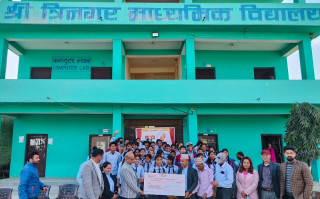 महालक्ष्मी विकास बैंकद्वारा नवराज बहादुर सिंह जेहेन्दार छात्रवृत्ति वितरण
