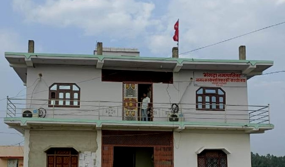 दश करोडको लागतमा भंगहा नगरपालिकाको भवन निर्माण हुँदै