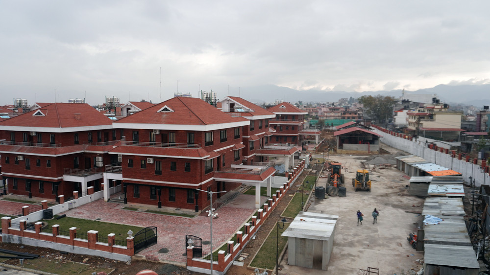 भैँसेपाटीस्थित मन्त्री निवासमा खानेपानी आपूर्तिका लागि प्रक्रिया सुरू