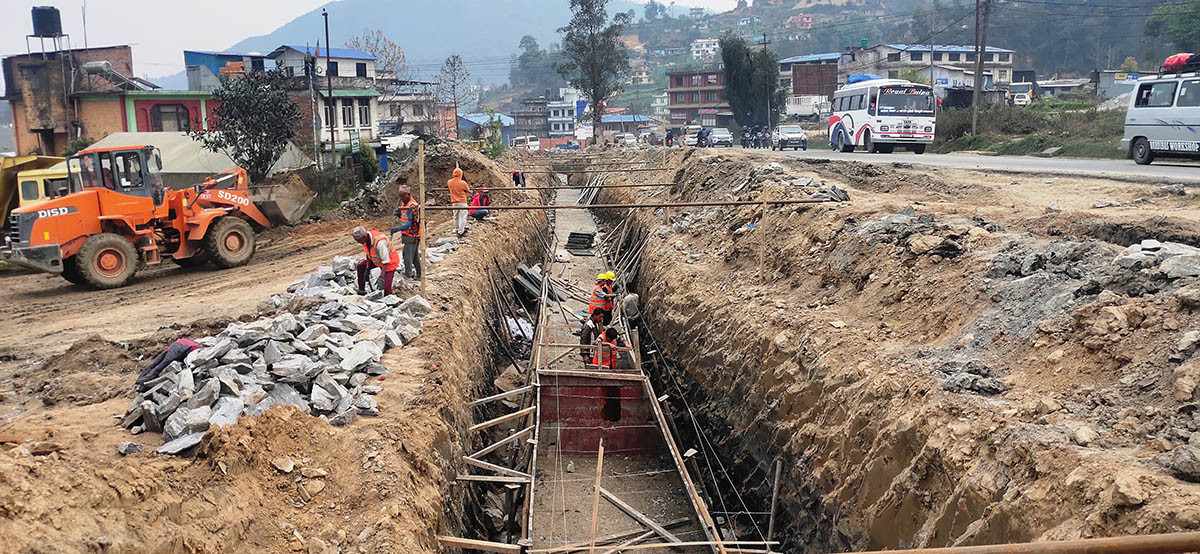 साँगा-धुलिखेल सडक : खानेपानी र ढल व्यवस्थापनमा कठिनाइ