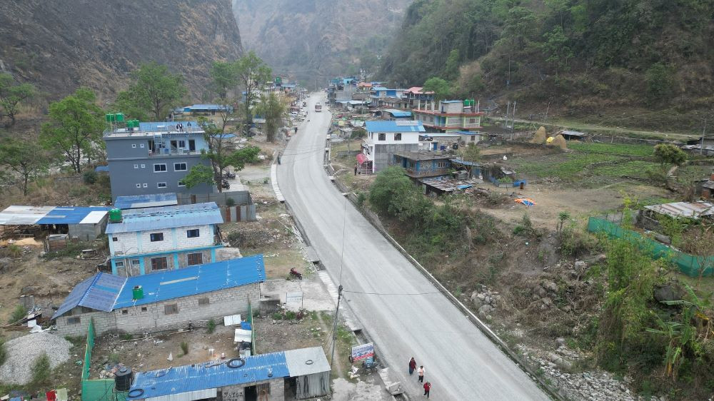 कालीगण्डकी करिडोरः तिप्ल्याङ-पोखरेबगर खण्डमा कालोपत्र