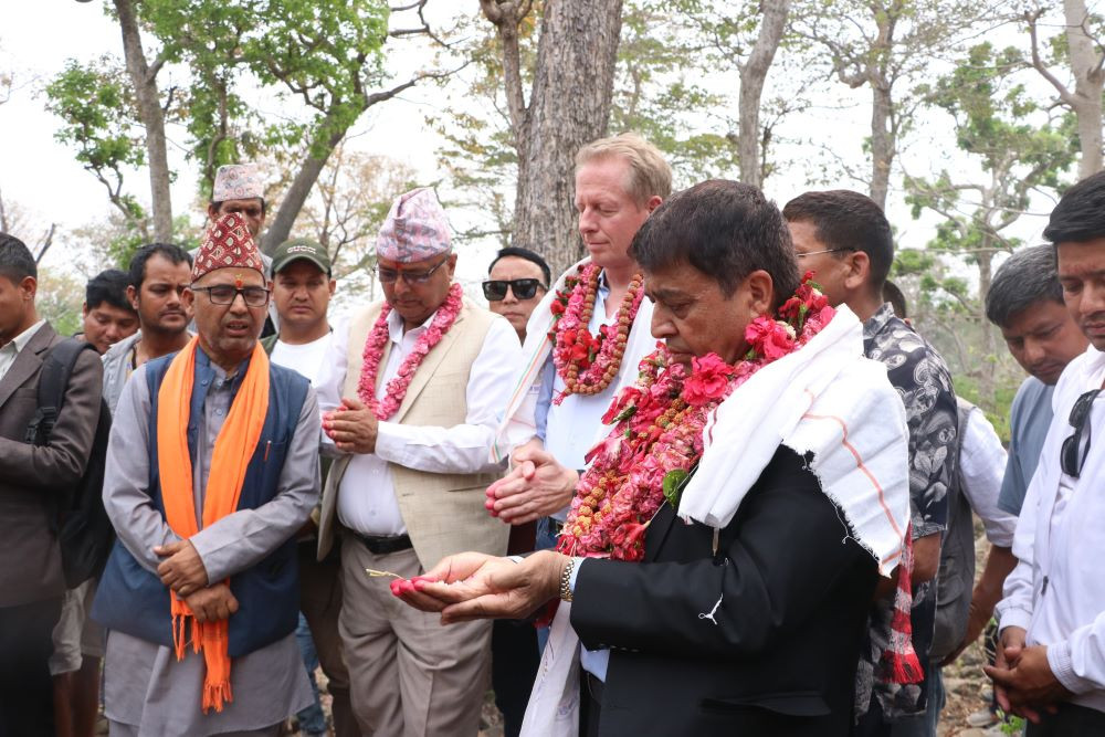 आईएमई समूहको पाँच अर्ब लगानी हुने जालपादेवी केबलकार निर्माण कार्य सुरु