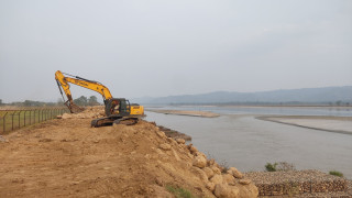 १ अर्ब ३९ करोड खर्चेर नारायणी नदी व्यवस्थापन गरिँदै, नवलपुर क्षेत्रमा बनाइयो तटबन्ध