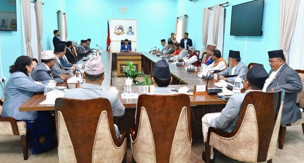 प्रदेश र स्थानीय तहलाई उपलब्ध गराउने राजस्व बाँडफाँटको विस्तृत आधार र ढाँचा स्वीकृत गर्ने, यस्ता छन् मन्त्रिपरिषद्‍का निर्णय