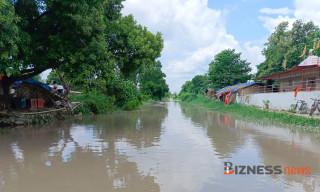 लामो समयपछि गण्डक नहरमा पूर्ण क्षमतामा पानी