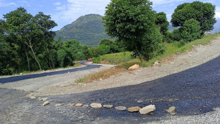पर्वत र म्याग्दी जोड्ने माझफाँट-लेकफाँट सडक कालोपत्र हुँदै