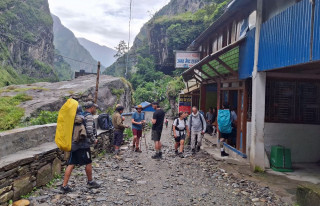 सन् २०२४ मा मनास्लु क्षेत्रमा १० हजार विदेशी पर्यटक पुगे घुम्न