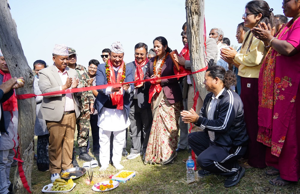 कपिलवस्तुको विजयनगरमा शंकरपुर ताल सिँचाइ आयोजनाको शुभारम्भ, एक हजारभन्दा बढी घरधुरी लाभान्वित हुने
