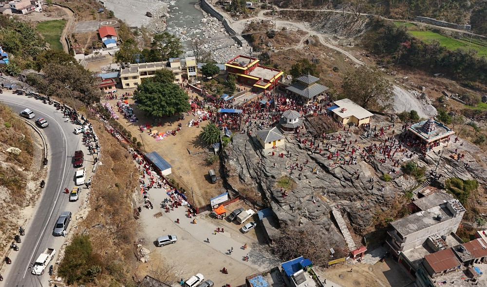 पर्यटक आकर्षित गर्न गलेश्वर बजारमा सौन्दर्यकरण थालियो